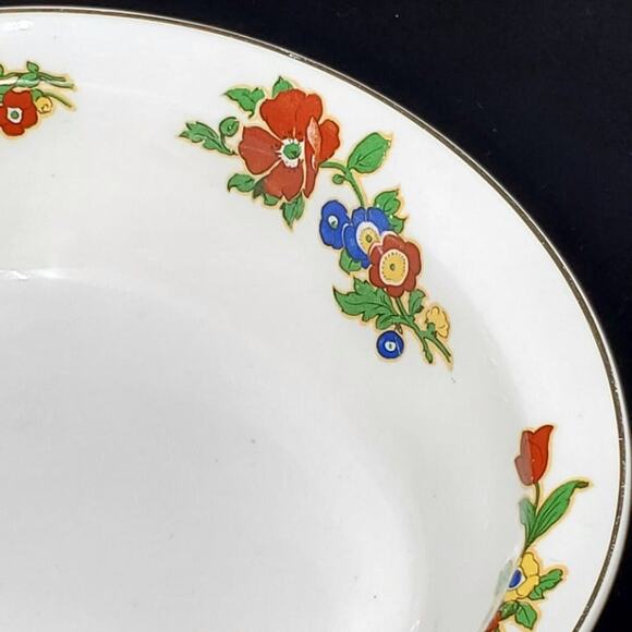 Vintage Johnson Bros Pareek Oval Serving Bowl Dish. 10x7.5". Made in England. - Picture 5 of 12